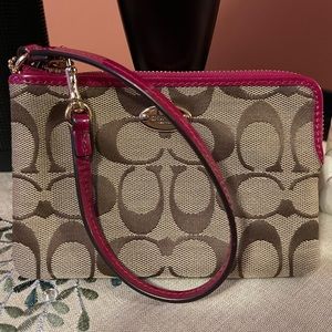 Small Coach Wristlet